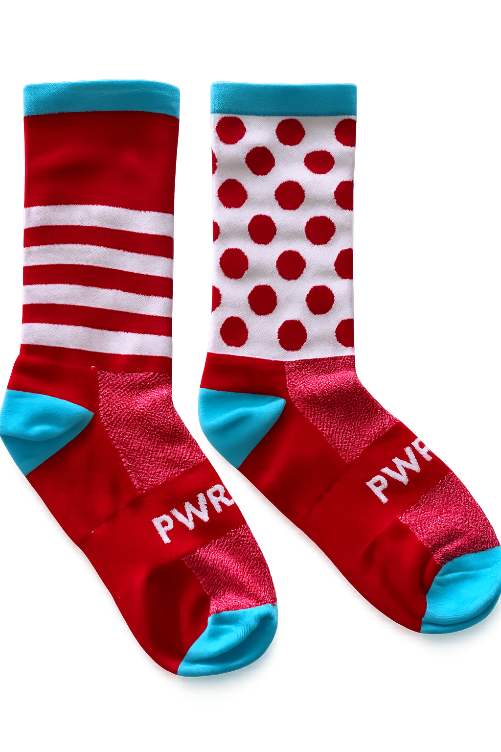 Power Socks, løpe- og sykkelsokker, Rød/hvit/blå - Bilde 4