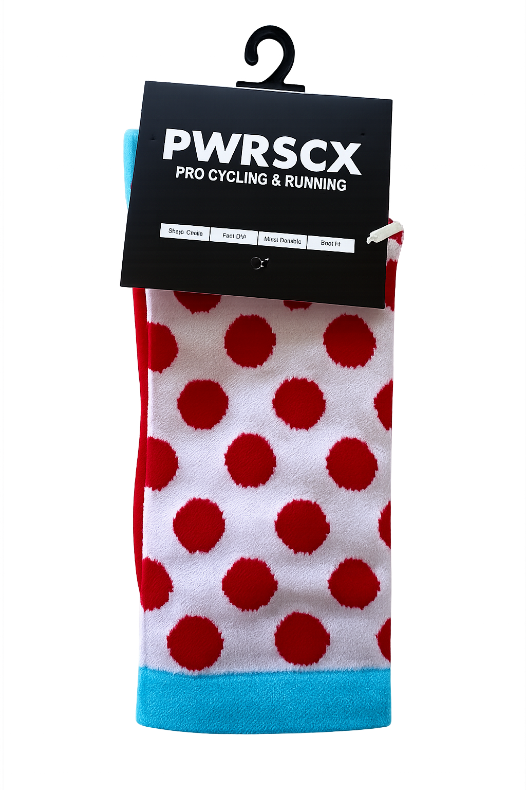 Power Socks, løpe- og sykkelsokker, Rød/hvit/blå - Bilde 2